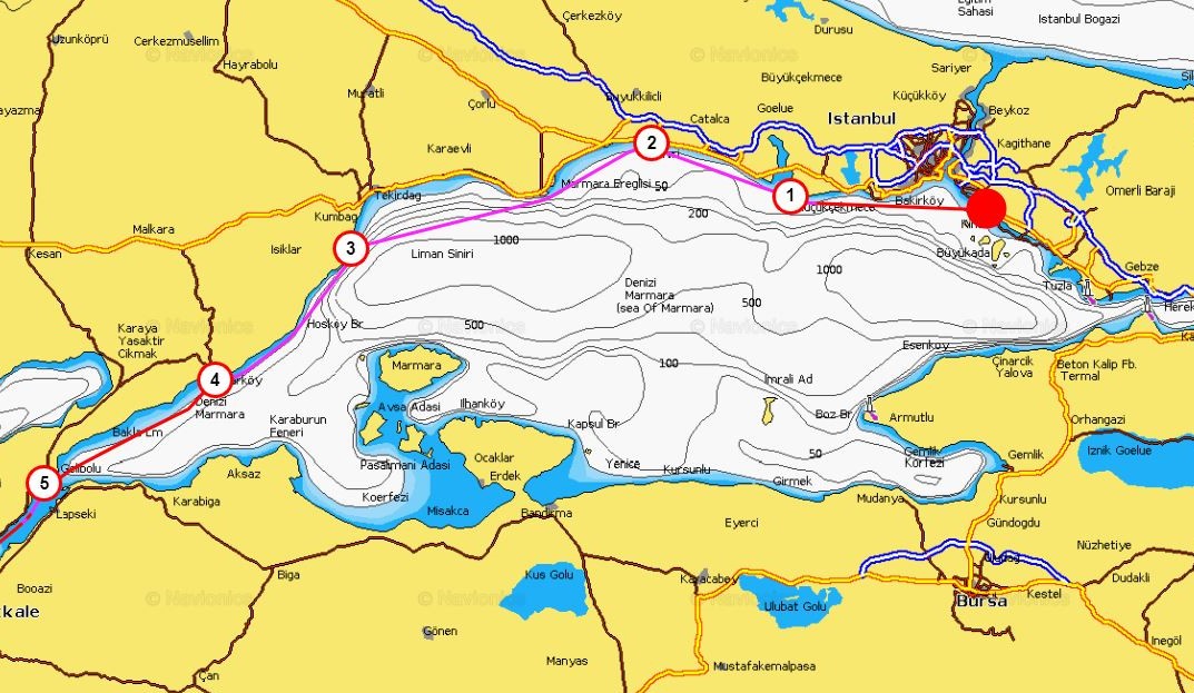 Macgregor 26M ile İstanbul – Göcek Rotası 2021 – Marmara Geçişi